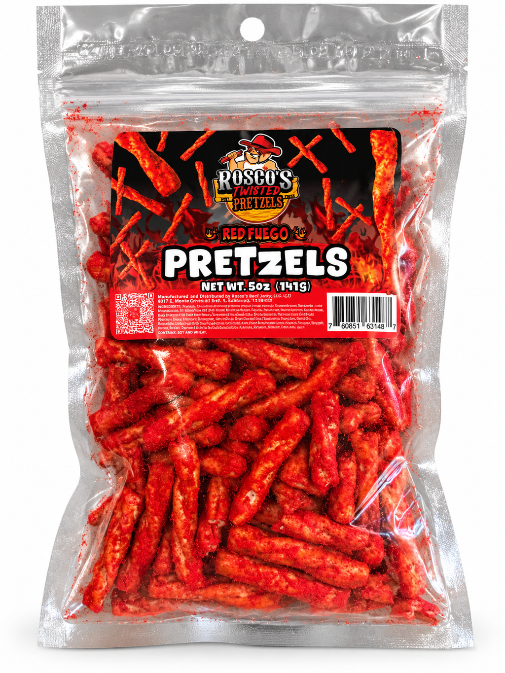 Red Fuego Twisted Pretzels