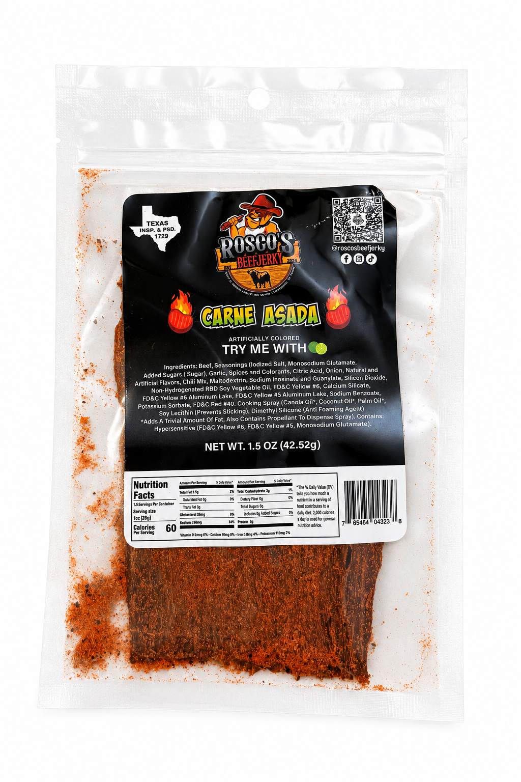 Carne Asada Beef Jerky